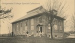 Bridgewater College, Print of the baseball team outside the old gymnasium, circa 1921 by Bridgewater College