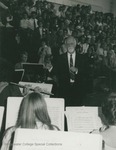 Bridgewater College, Concert Band playing on Parents' Day with Dr. Tom Thornley conducting, Oct 1984 by Bridgewater College