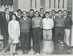 Bridgewater College, Richard Geib (photographer), Group portrait of the Physics Club, 1968 by Richard Geib