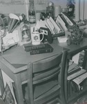 Bridgewater College, Photograph of a desk and windowsill in a residence hall room, circa 1966 by Bridgewater College