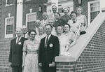 Bridgewater College, Group portrait of the Class of 1921 in reunion, 1957