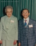 Bridgewater College, Portrait of Marie T. Cox and Henry C. Eller, Class of 1924, 7 May 1994 by Bridgewater College