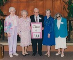 Bridgewater College, Group portrait of the Class of 1933 at their 65th reunion, 10 May 1998 by Bridgewater College
