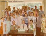 Bridgewater College, Class of 1937 and spouses at their 40th reunion, 1977 by Bridgewater College