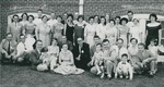 Bridgewater College, Group portrait of the Class of 1949 and families in reunion, 31 May 1959 by Bridgewater College