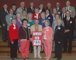 Bridgewater College, Group portrait of the Class of 1955 and probably spouses in reunion, 16 April 2005 by Bridgewater College