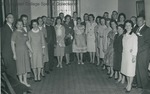 Bridgewater College, Group portrait of the Class of 1956 and probably spouses in reunion, 1961