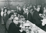 Bridgewater College, Group portrait of the Class of 1957 dining in reunion, 1967 by Bridgewater College