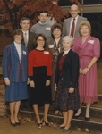 Bridgewater College, Group portrait of the Class of 1961 in reunion at Homecoming, 25 Oct 1986 by Bridgewater College