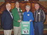 Bridgewater College, Group portrait of four members of the Class of 1963 in reunion, 12 April 2003 by Bridgewater College