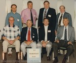 Bridgewater College, Group portrait of the Men's 1967 Basketball Team in reunion, 10 May 1997