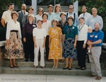 Bridgewater College, Group portrait of the Class of 1969 in reunion at Homecoming, 1989 by Bridgewater College