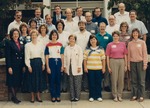 Bridgewater College, Group portrait of the Class of 1975 in reunion at Homecoming, 1990