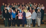 Bridgewater College, Group portrait of the Class of 1976 in reunion, 13 Oct 2001