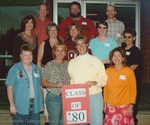 Bridgewater College, Group portrait of the Class of 1980 in reunion, 15 Oct 2005