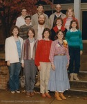 Bridgewater College, Group portrait of the Class of 1981 in reunion, 25 Oct 1986