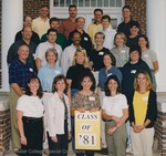 Bridgewater College, Group portrait of the Class of 1981 in reunion, 13 Oct 2001