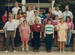 Bridgewater College, Group portrait of the Class of 1985 in reunion at Homecoming, 1990