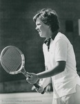 Bridgewater College, Action photograph of a tennis player, undated by Bridgewater College