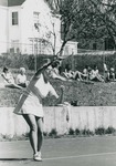 Bridgewater College, Action photograph of a tennis player, undated by Bridgewater College