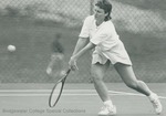 Bridgewater College, Action photograph of a tennis player, undated by Bridgewater College