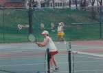 Bridgewater College, Action photograph of tennis players, undated by Bridgewater College