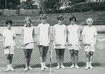 Bridgewater College, Joe Powell (photographer), Portrait of the Junior Varsity Women's Tennis Team, 1968 - 1969 by Joe Powell