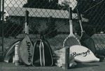 Bridgewater College, Bob Anderson (photographer), Photograph of tennis equipment, early 1970s by Bob Anderson