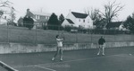 Bridgewater College, Photograph of men's tennis players, circa 1985 by Bridgewater College