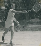 Bridgewater College, Photograph of a tennis player, undated by Bridgewater College