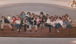 Bridgewater College, Silly group portrait of the Pinion Players, 1987-1988 by Bridgewater College