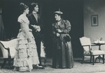 Bridgewater College, Photograph of a scene from The Importance of Being Earnest, April 1975