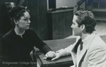Bridgewater College, Photograph of Carla Weller and David Seay in A Case of Libel, Feb 1983