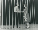 Bridgewater College, Photograph of Rick Tinsley and Diane Wampler in Hello Out There, April 1984 by Bridgewater College