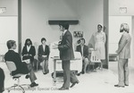 Bridgewater College, Photograph from a performance of Whose Life is It Anyway, Feb 1982