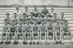 Bridgewater College, Group portrait of the men's track team, 1952 by Bridgewater College