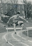 Bridgewater College, Photograph of Steve May jumping hurdles, 1966 by Bridgewater College