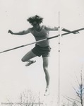 Bridgewater College, John Gohde (photographer), photograph of a pole vaulter, undated by John Gohde