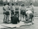 Bridgewater College, Ed Novak (photographer), photograph of the men's track and field team, circa 1975 by Ed Novak
