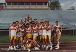 Bridgewater College, Group portrait of the men's track and field team, 1989 by Bridgewater College