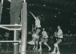 Bridgewater College, Volleyball game action photograph, undated by Bridgewater College