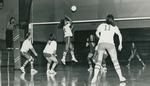 Bridgewater College, Photograph of a volleyball match, undated by Bridgewater College