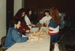 Bridgewater College, Photograph of students and Dr. Carl Bowman working at a soup kitchen, undated by Bridgewater College