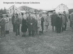 Bridgewater College, A section of the crowd, including the Wakemans, at the Wakeman Hall groundbreaking, 18 December 1979 by Bridgewater College
