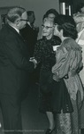 Bridgewater College, Photograph of Wayne F Geisert, Crystal Wakeman and others, probably at the Wakeman Hall Dedication, 1981 by Bridgewater College