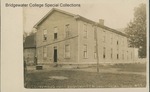 Bridgewater College, Front of a postcard showing the first Wardo Hall from Walter S. Hoover to Sarah Hoover, circa 1909 by Bridgewater College